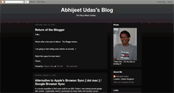 Desktop Screenshot of abhijeetudas.blogspot.com