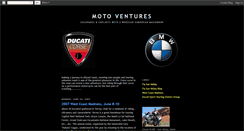 Desktop Screenshot of motoventures2.blogspot.com