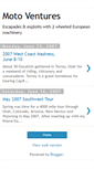 Mobile Screenshot of motoventures2.blogspot.com