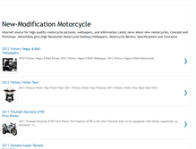 Tablet Screenshot of newmodificationmotorcycle.blogspot.com