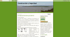 Desktop Screenshot of construccionyseguridad.blogspot.com