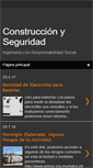 Mobile Screenshot of construccionyseguridad.blogspot.com