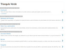 Tablet Screenshot of eltrianguloverde.blogspot.com