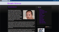 Desktop Screenshot of genetic--science.blogspot.com