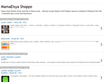 Tablet Screenshot of mamaeisya-shoppe.blogspot.com