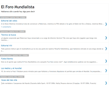 Tablet Screenshot of elforomundialista.blogspot.com