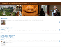 Tablet Screenshot of goodfriendsmeditation.blogspot.com