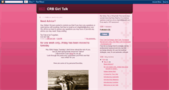 Desktop Screenshot of crbgirltalk.blogspot.com