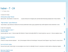 Tablet Screenshot of haber-7-24.blogspot.com
