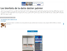 Tablet Screenshot of bienfaits-datte.blogspot.com