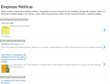 Tablet Screenshot of empresaspoliticas.blogspot.com