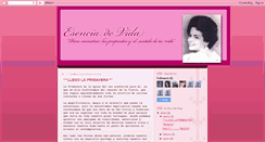 Desktop Screenshot of emiliaesenciadevida.blogspot.com