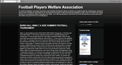 Desktop Screenshot of footballplayerswelfareassociation.blogspot.com
