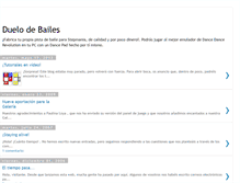 Tablet Screenshot of duelodebailes.blogspot.com