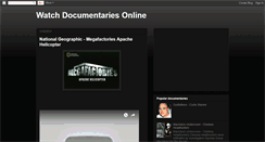 Desktop Screenshot of ilikedocumentaries.blogspot.com