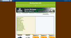 Desktop Screenshot of nursinggateinfo.blogspot.com