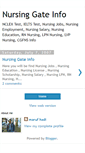Mobile Screenshot of nursinggateinfo.blogspot.com