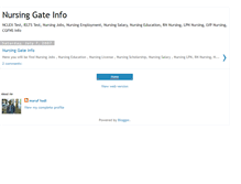 Tablet Screenshot of nursinggateinfo.blogspot.com