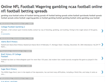 Tablet Screenshot of onlinenflfootballwagering-kof.blogspot.com