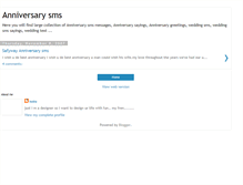 Tablet Screenshot of anniversarysms.blogspot.com