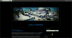 Desktop Screenshot of lordxenophon.blogspot.com