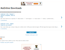 Tablet Screenshot of muonlinedown.blogspot.com