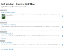 Tablet Screenshot of golfsolution.blogspot.com