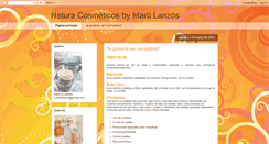 Desktop Screenshot of naturacosmeticosbymarulanzos.blogspot.com