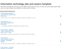 Tablet Screenshot of information-technology-job-careers.blogspot.com