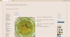 Desktop Screenshot of mojeporanki.blogspot.com