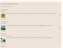 Tablet Screenshot of mojeporanki.blogspot.com