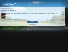 Tablet Screenshot of boxing-appss.blogspot.com