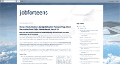 Desktop Screenshot of jobforteens.blogspot.com