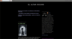 Desktop Screenshot of elaltaroscuro.blogspot.com