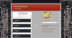 Desktop Screenshot of infinidadmusical.blogspot.com