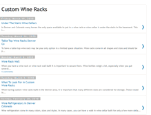 Tablet Screenshot of customwineracks.blogspot.com