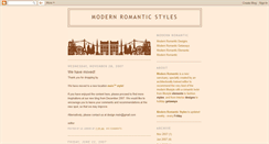 Desktop Screenshot of modern-romantic-styles.blogspot.com