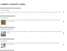 Tablet Screenshot of modern-romantic-styles.blogspot.com