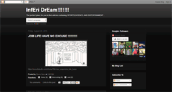 Desktop Screenshot of inferidream.blogspot.com