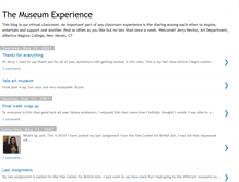 Tablet Screenshot of museumexperience.blogspot.com