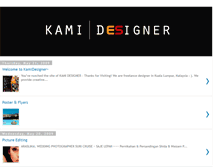 Tablet Screenshot of kamidesigner.blogspot.com