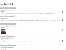 Tablet Screenshot of mybarefoot.blogspot.com