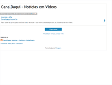 Tablet Screenshot of canaldaqui.blogspot.com