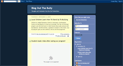 Desktop Screenshot of boxoutbullying.blogspot.com