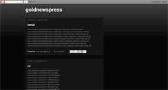 Desktop Screenshot of goldnewspress.blogspot.com