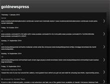 Tablet Screenshot of goldnewspress.blogspot.com