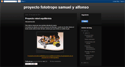 Desktop Screenshot of blogdesamuelyalfonso.blogspot.com