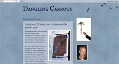 Desktop Screenshot of dangling-carrots.blogspot.com