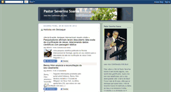 Desktop Screenshot of pastorseverinosoares.blogspot.com