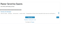 Tablet Screenshot of pastorseverinosoares.blogspot.com